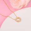 Подвеска и ожерелье Pave Circle из стерлингового серебра 925 пробы, ожерелья для женщин, оригинальные ювелирные изделия, подарок, Colares, новинка