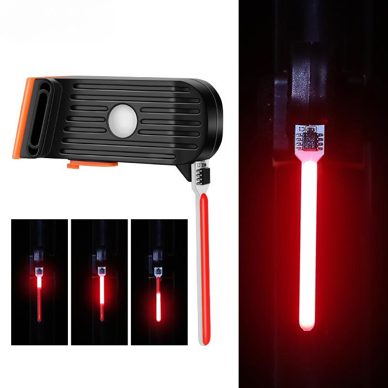 Creative Bicycle Tail Lights, Mountain Bikes, Road Bikes, Nighttime Riding Lights, Safety Warning Lights, Flowing Navigation Lights