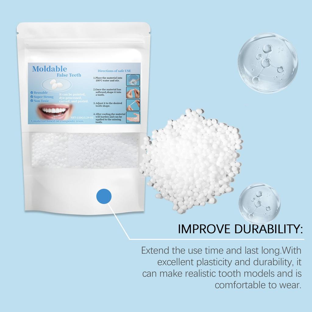 Твердые частицы клея, временные пломбы, пленка для макияжа, зубные протезы, опоры, частицы клея