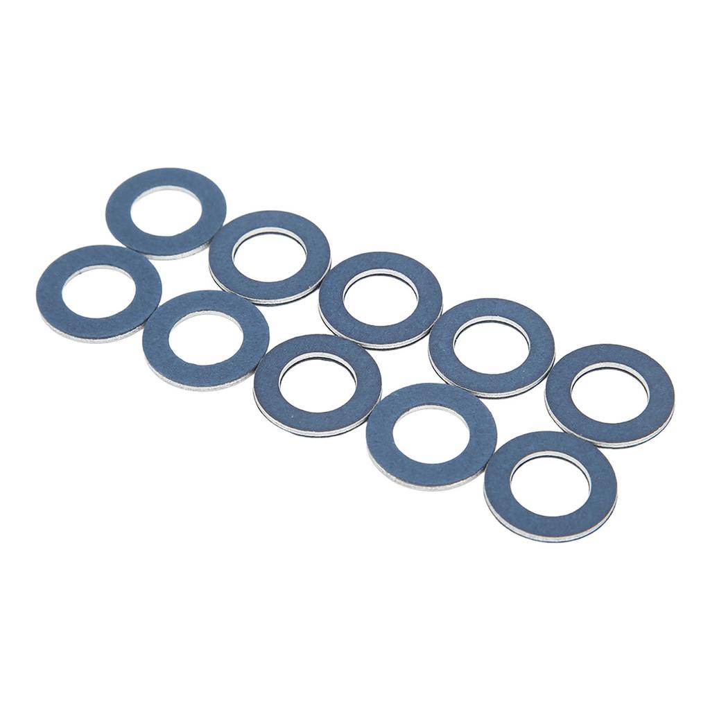 10 шт. шайб для пробки слива масла 90430?12031 Алюминиевый комплект прокладок для сливной пробки масляного поддона