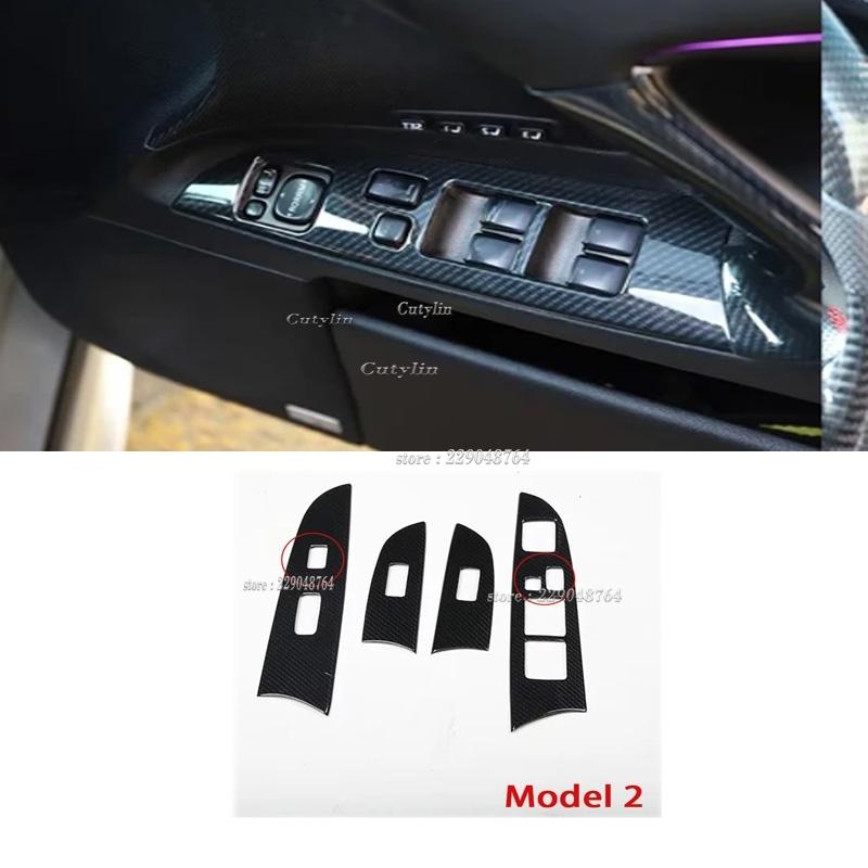 Right Hand Drive ABS Carbon Fiber Car Trim Styling For Lexus IS250 IS300 2006-2011 Interior Cover Stickers Moldings Accessories