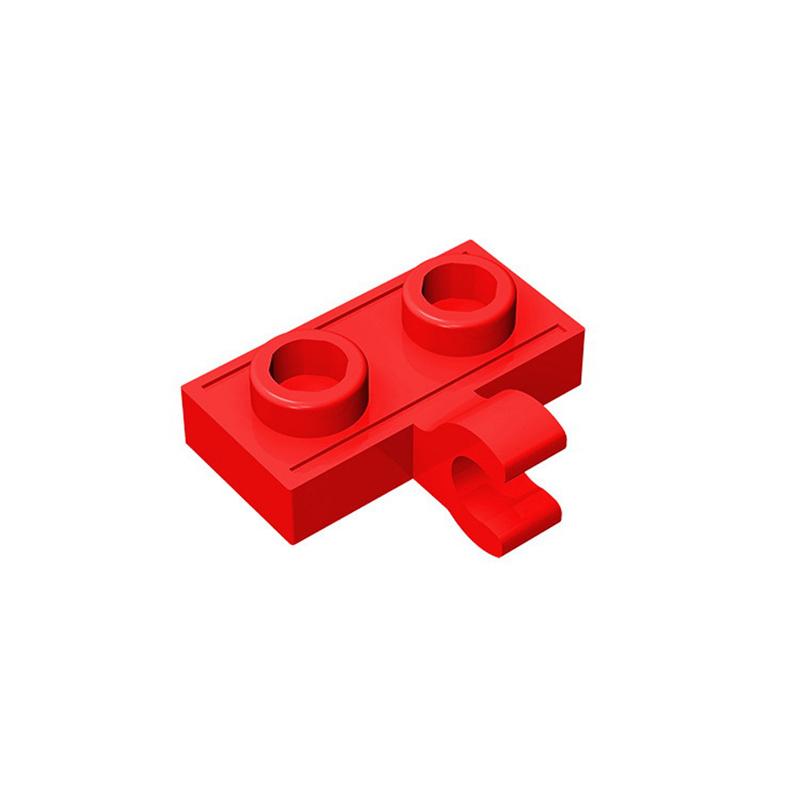 10 ШТ. 11476 Пластина 1x2 с зажимом Строительные блоки MOC Технические Совместимые с Кирпичиками Детские Игрушки Подарочная Коробка