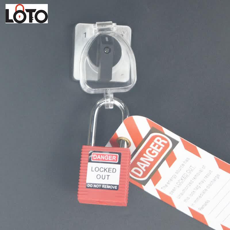LOTO Прозрачная крышка-блокиратор для кнопки аварийной остановки