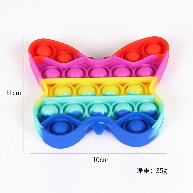 Забавная игрушка-антистресс, игрушки для взрослых детей, сенсорная игрушка-пузырь Фигет