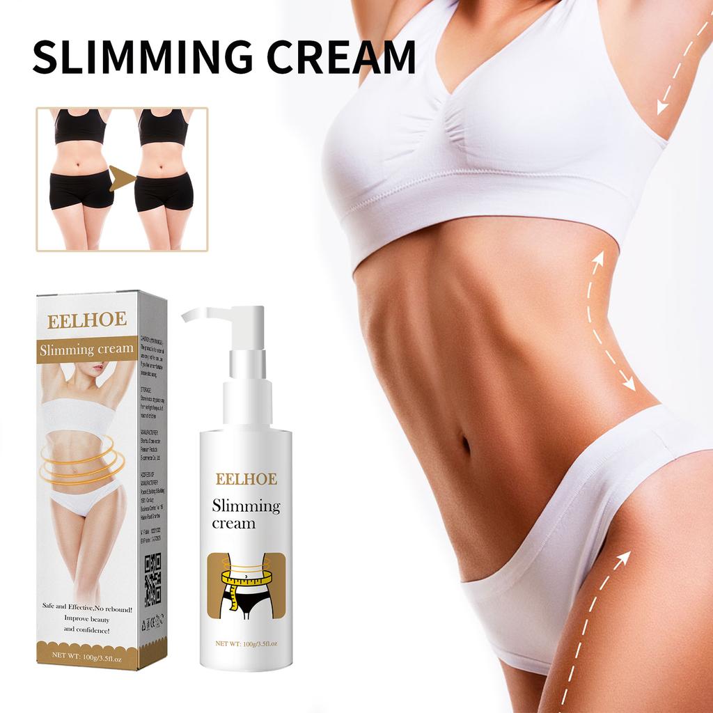 EELHOE Крем для коррекции фигуры уменьшает живот, для похудения, для удаления целлюлита, для сжигания жира, для похудения, для массажа живота и тела, 100 г