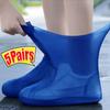5/1 пара силиконовых водонепроницаемых бахил, защитные противоскользящие непромокаемые сапоги для улицы в дождливый день, многоразовые износостойкие бахилы