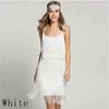 New Summer Women Tasseled Sleeveless A-line Skirt Dress Ladies Evening Party Dress