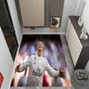 Cristiano Ronaldo's Portugal Jersey Floor Rug Office Rug Suitable for Game Room Study room Kitchen Living Rooms Anti-slip Rug Office home decor