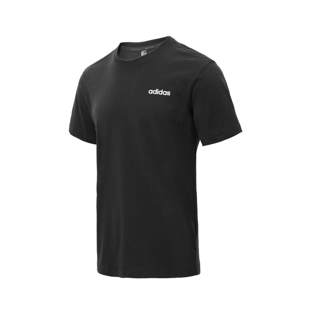 adidas Летняя мужская спортивная модная удобная дышащая хлопковая футболка с коротким рукавом для улицы
