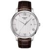 Мужские часы Tissot Tradition, Серебристый циферблат, Кожаный ремешок, T0636101603800 [Официальный импорт]