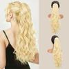 Claw Ponytail Synthetic Thick Drawstring Ponytail Extensions Long Wavy Ponytail Hairpiece For Women Daily Cosplay Party Wear