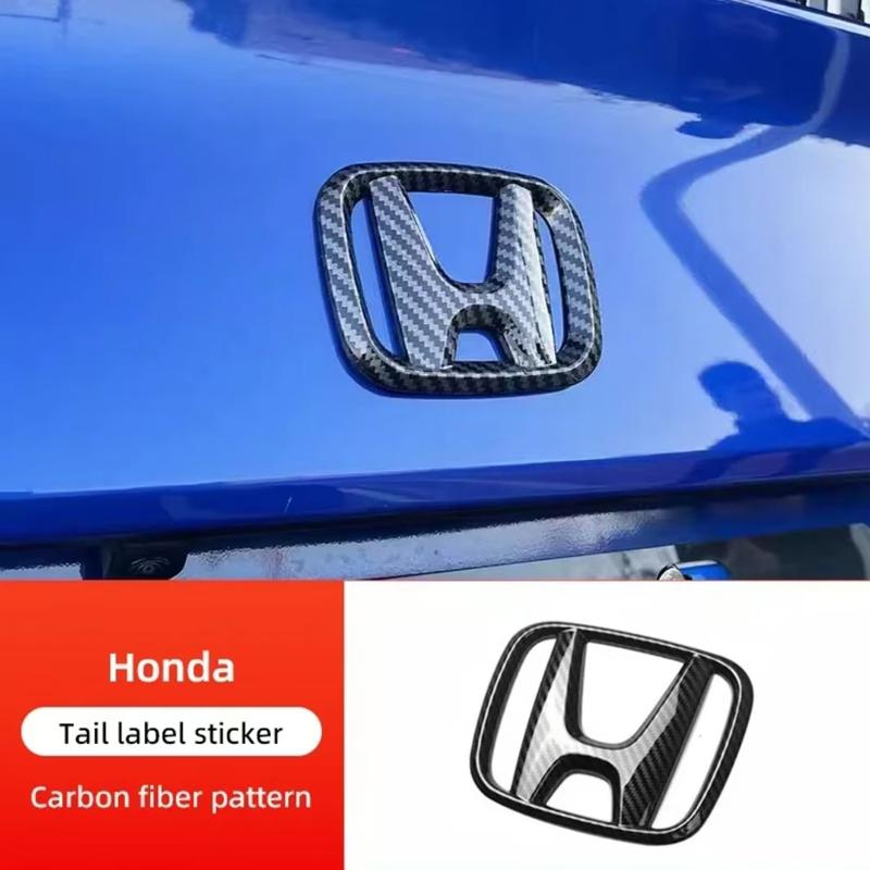 ZAG1 Honda Car Logo ABS Auto Front Grille Emblem Trunk Sticker Accessories For Honda Accord Civic 8th 9th 9.5th 10th 11th Generation