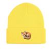 Curl Up Fox Winter Knitted Cap Beanie, Animal Man Cap Thermal Lightweight Stylish Gorro Knit Hat Beanie