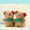 Adorable Teddy Bear Plush Toy With Scarf And Keychain For Kids And Adults