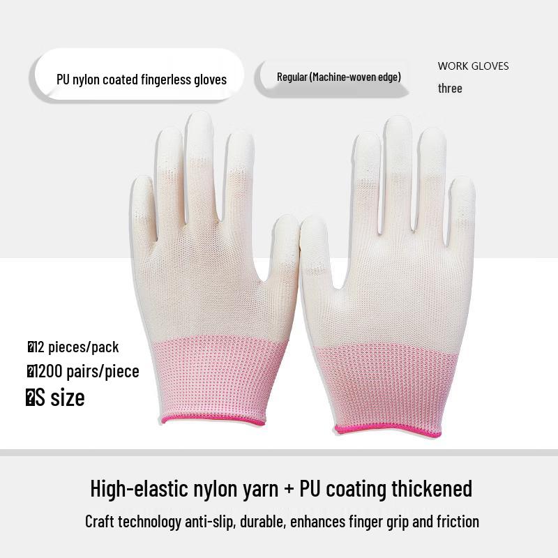 Dr. Gray Carbon Fiber PU Work Gloves