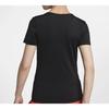 Nike Футболки Женские Черные С Круглым Вырезом Умеренные Другие AO9952-010
