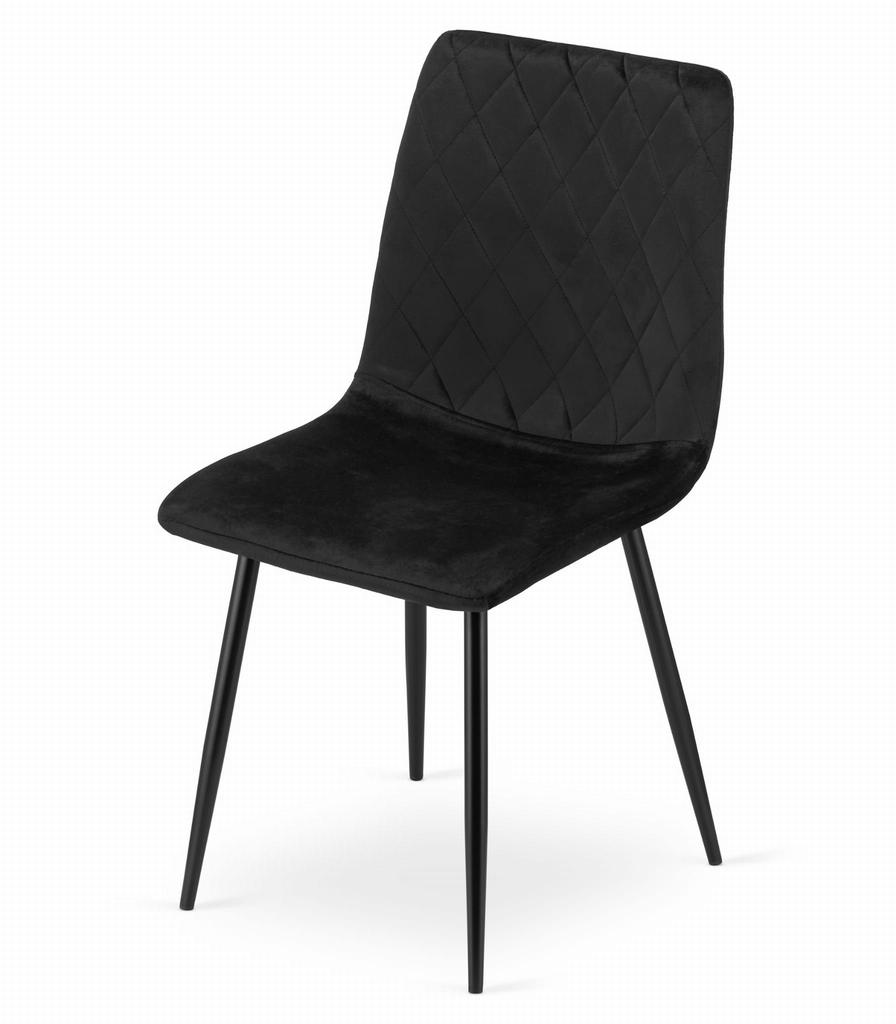 TURIN chair - black velvet x 3