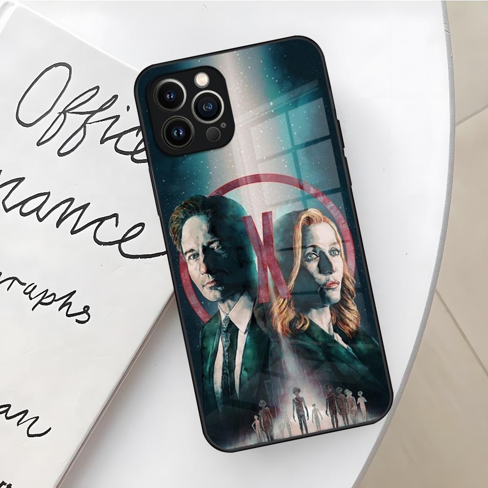 Чехол для телефона X-Files Я хочу верить для iPhone 17 16 Air 15 14 12 11 13 Pro Max Mini X Xr Xs Se Puls стеклянная крышка