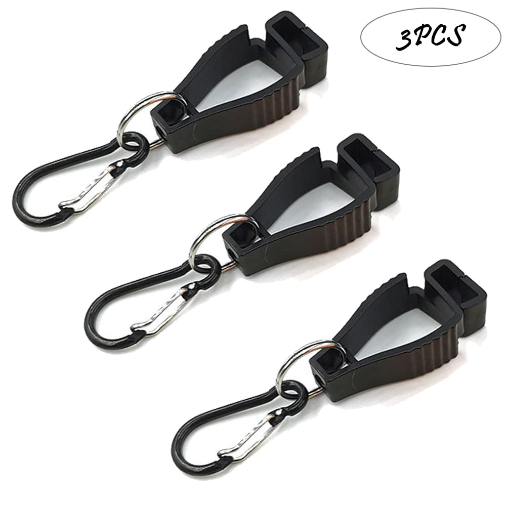 Samcos High Strength Glove Clip (Improved Carabiner) One Side Carabiner