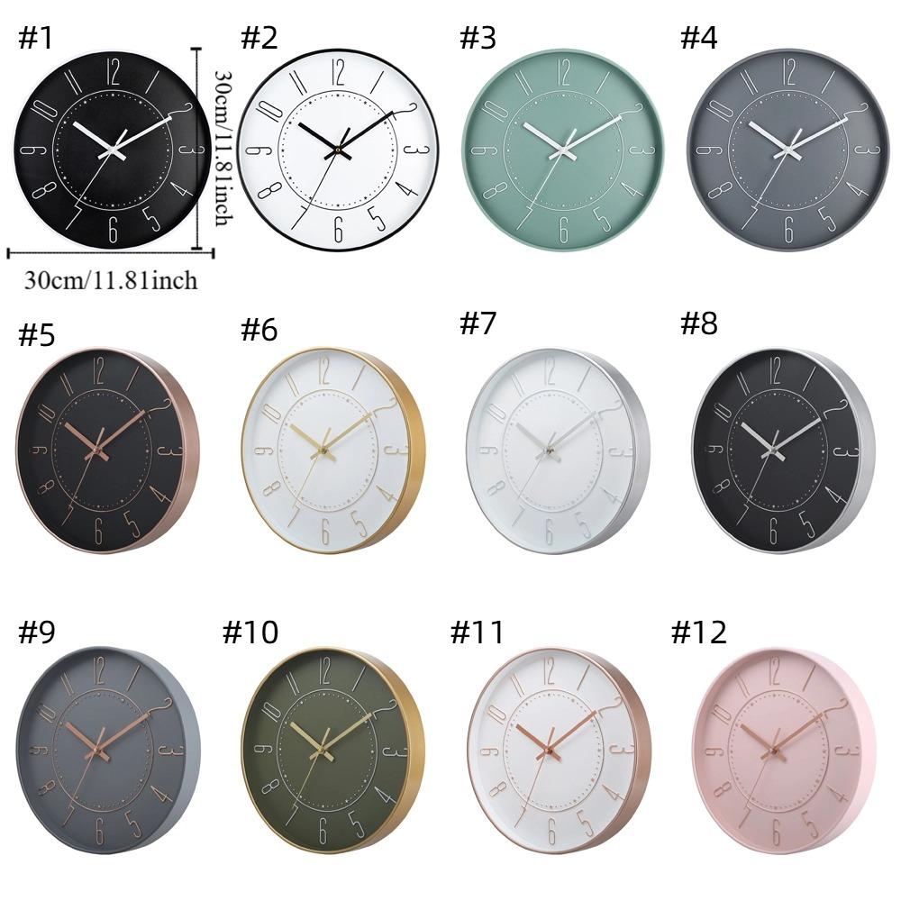 Decorative Wall Clock Stylish Scale Clock Durable Hanging Clock  Hotel