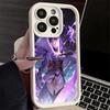 Чехол для телефона iPhone 17 Air 16E 15 16 Pro Max Genshin Impact Райдэн Сёгун Чехол 14 Plus 13 12 Mini Мягкий Силиконовый Fundas