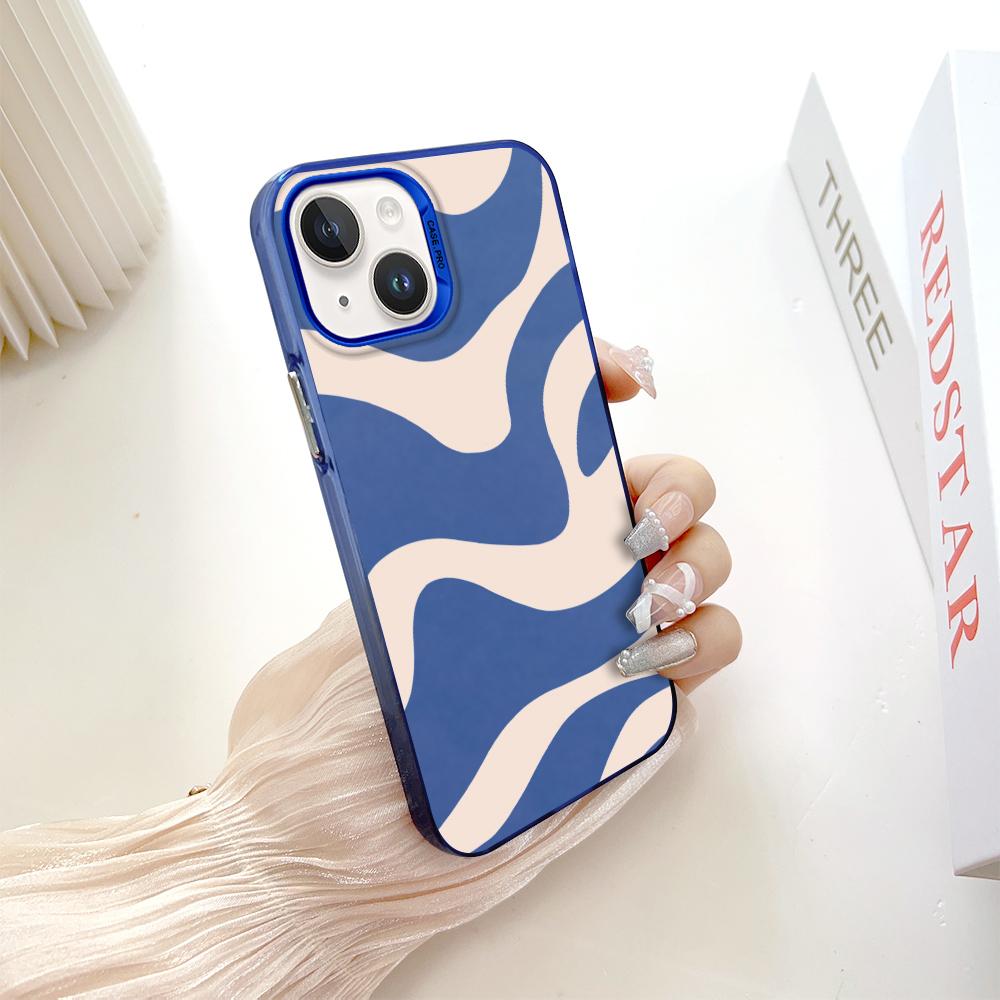 Модный красочный серебристый двусторонний чехол для телефона, мягкий край, жесткий чехол, полная защита, противоударный чехол для телефона для Samsung A16 A55 Xiaomi Redmi 14C Poco C75