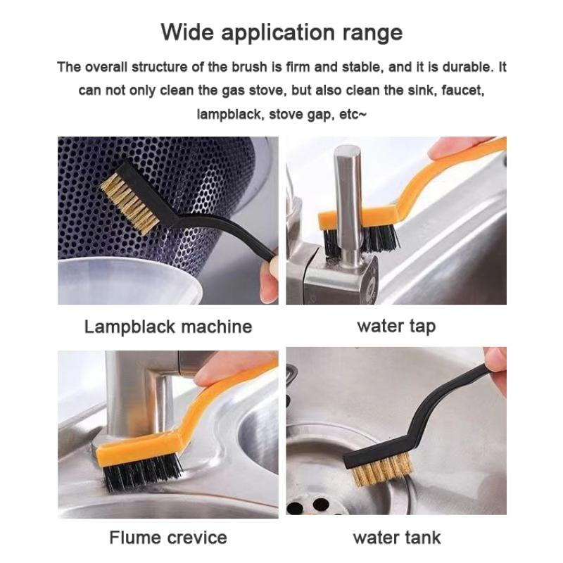 3 шт. проволочная щетка для очистки газовой плиты, кухонные инструменты, щетка из металлического волокна, сильная дезактивация
