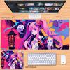Cute Decorative Wallpaper One Piece Leather Mouse Pad Large Size Anime Boys Zoro Office Non-Slip and Dirt-Resistant Keyboard Mat