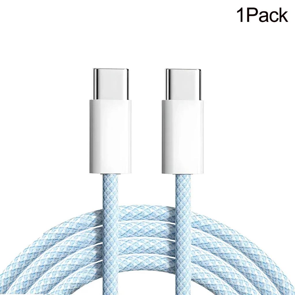 60W Fast Charger 3A USB C To Type C Cable For Apple iPhone 16 15 Pro Max Plus Quick Charging For Huawei Samsung Xiaomi Cable