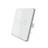 LangYeao ZigBee EU UK Aluminum Frame Tuya Smart Touch Switch 1/2/3 Gang Wall Light Switch No Neutral No Capacitor for Smart Home