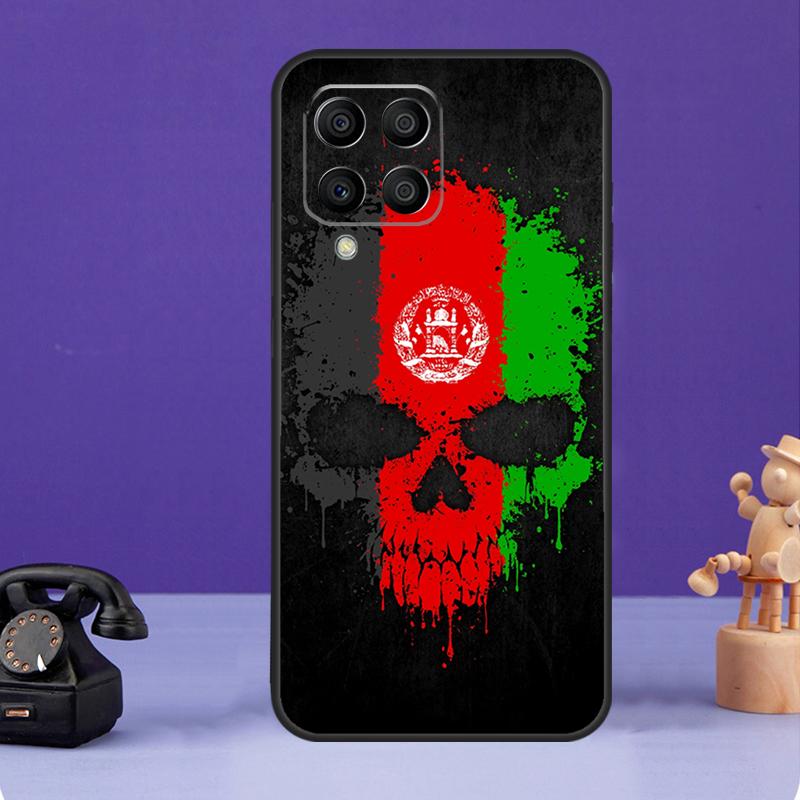 Afghan Afghanistan Flag Banner Case For Samsung Galaxy M55 M35 M15 M56 M36 M16 M06 M31 M13 M33 M53 M12 M32 M52 M14 M34 M54