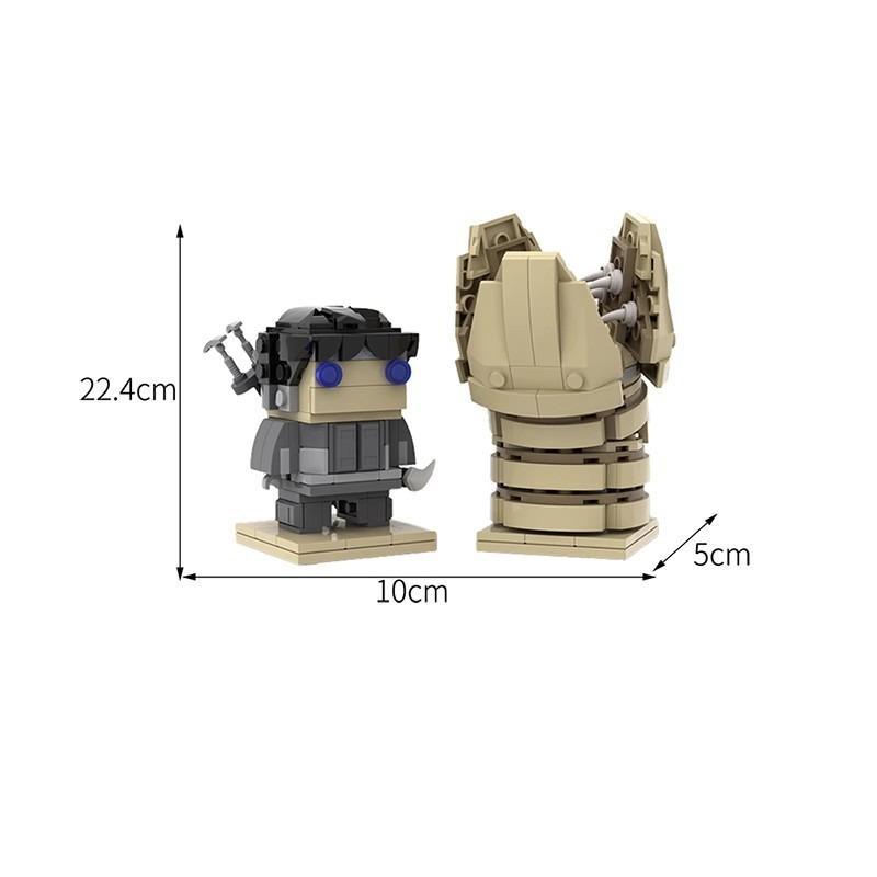 Классический фильм серии Dune Вертолет Фигурка Brickheadz Pauled Etredied Sandworm Building Block Игрушки для детей Взрослые Рождественские подарки