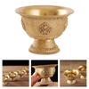 Elegant Brass Water Cup Meditation Water Cup Brass Texture Suitable for Home Buddhist Altar Offering and Daily Use