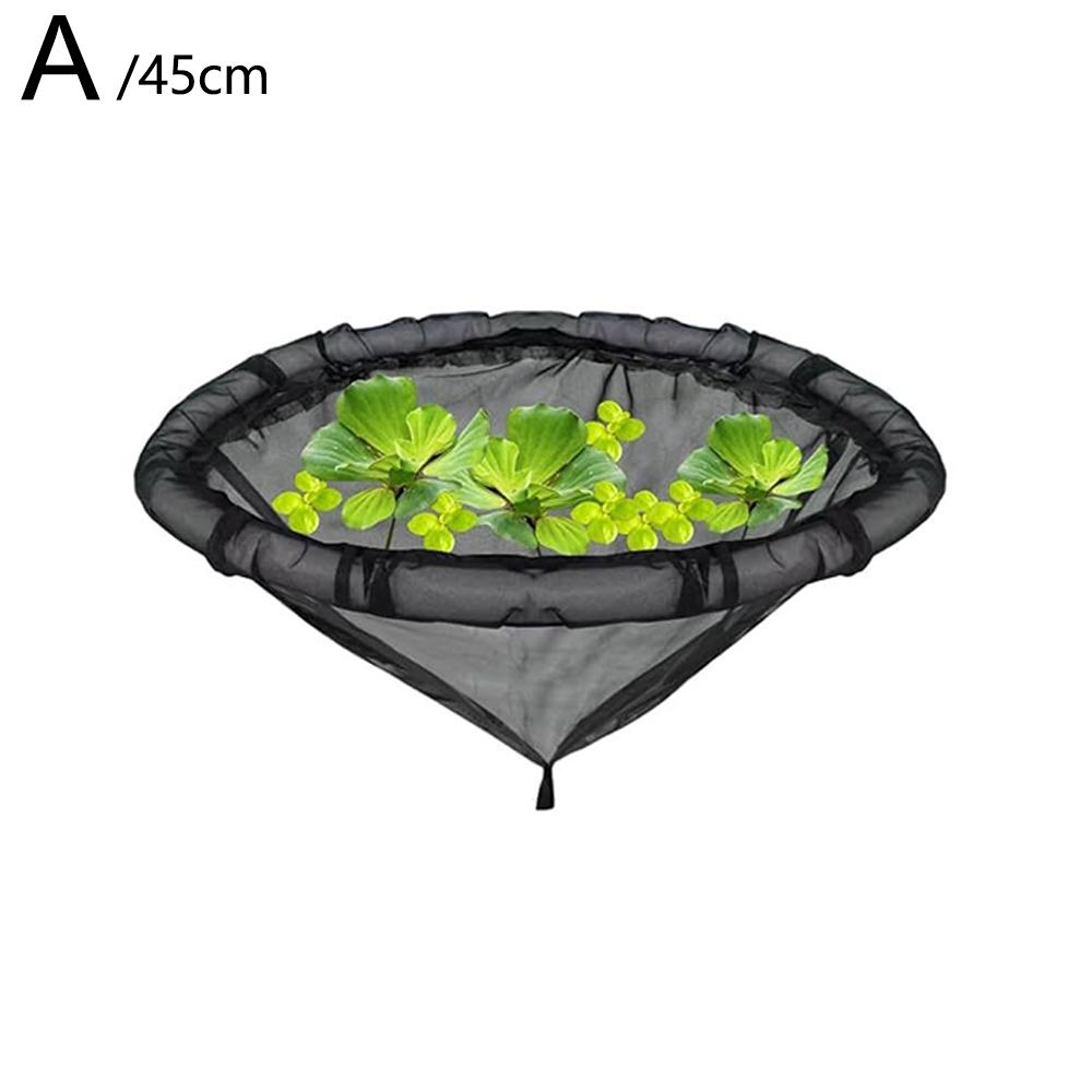 Pond Plant Mesh Protector Sunscreen Porous Breathable Plant Protection Net Circular Floating Plant Breathable Floating Island