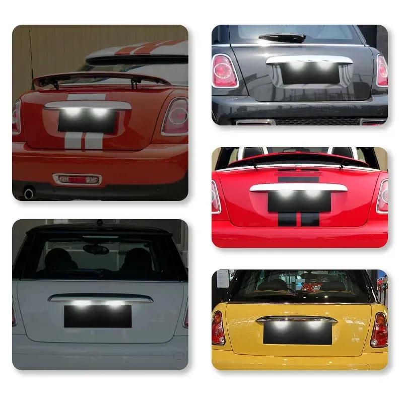 Для Mini Cooper R56 R57 R58 R59 R50 R52 R53 Светодиодная подсветка номерного знака 2 шт. Белая лампа номерного знака автомобиля Без ошибок OEM#:51132756227