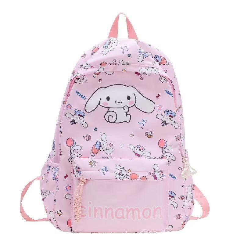 Kuromi Cartoon School Backpack With Lightweight Nylon For Teens And College Students
