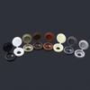 10/100Pcs Hinged Plastic Screw Cap Cover Nut Fold Snap Protective Cap Button Screw Wood Furniture Decorative Nuts Bolts Hardware