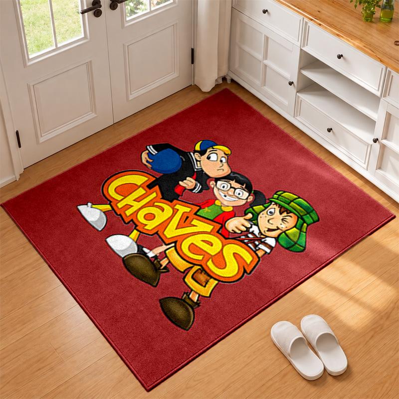 El chavo Carpet Door Mat for Living Room or Bedroom Protective Mat Under Chair Office Decoration Christmas Gift Birthday Present