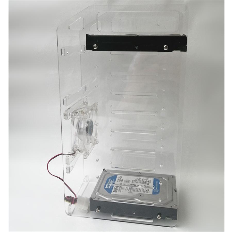 Disk Test Bench Case Bracket DIY Enclosure Set Tool Hard Drive 3.5inch HDD