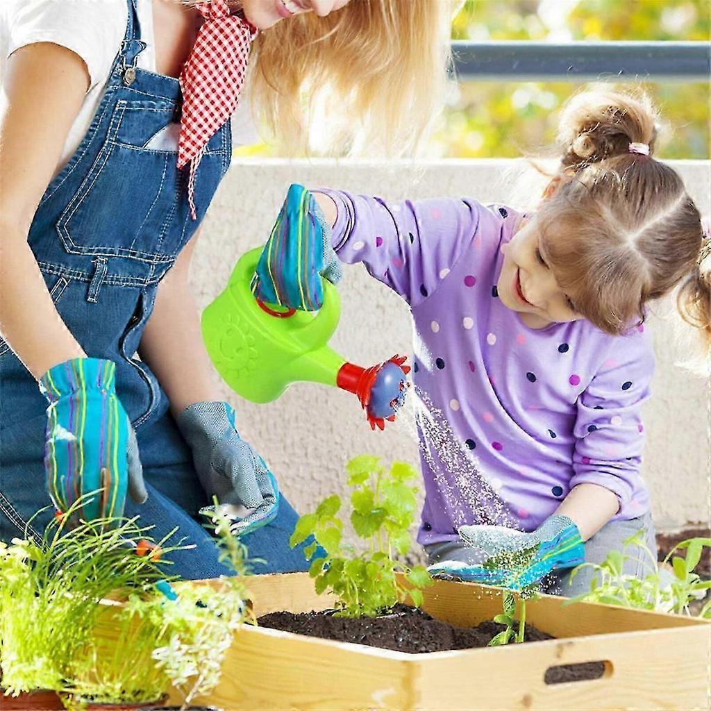 4PCS Plastic Watering Cans Chicken Watering Garden Play Watering Cans Kids Beach Bath Watering Cans Random Color