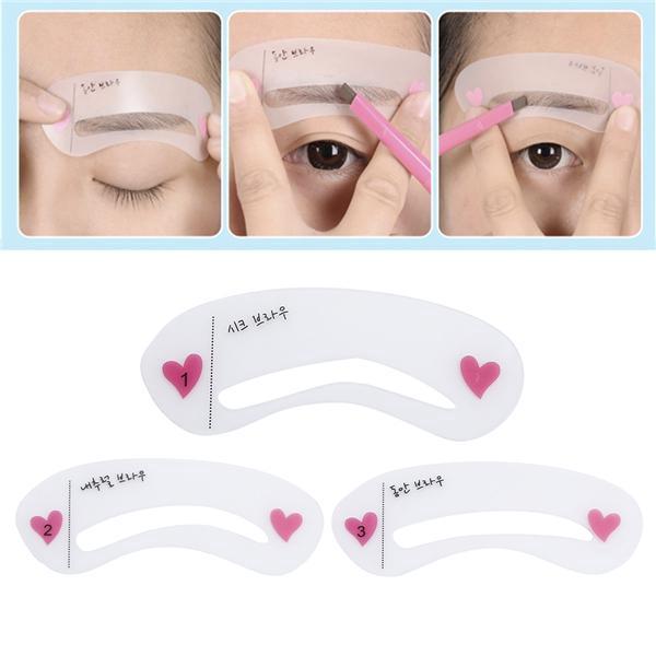 Карандаш для молочницы, набор карандашей для бровей, карта для обрезки бровей, вспомогательное устройство, одна линия, плоский нож для бровей, нож для бровей, инструменты для стрижки бровей, инструменты для макияжа