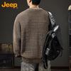 JEEP Men's Round Neck Warm Knitted Sweater