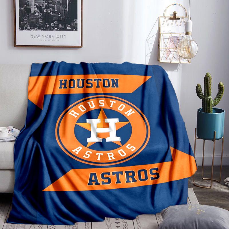 Neon Lights Houston Logo Blanket Lightweight Flannel Bedding Blanket Perfect for Travel, Camping, Living Rooms, Offices, Sofas, Fan Christmas gift