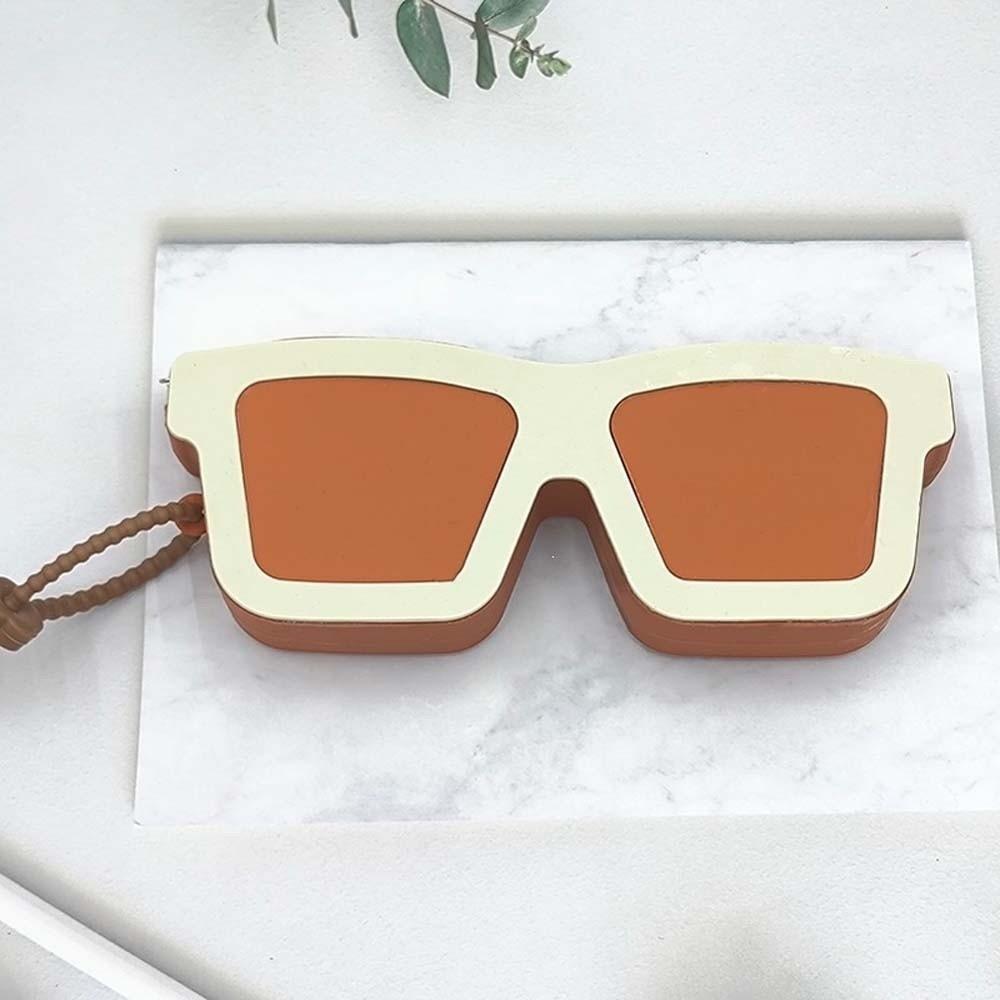 Food Grade Silicone Glasses Bag Vibrant Color Novelty Eyewear Organizer Desk Storage