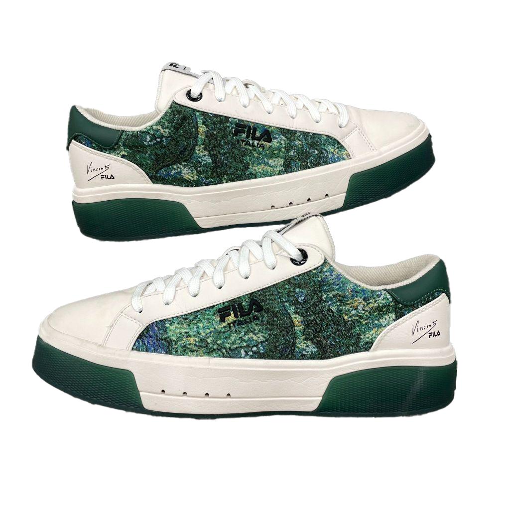 Fila Van Gogh Museum X  Collaboration 1911 Vintage Casual Low-Top Sneakers Men Sneakers Green F12M312211FJG