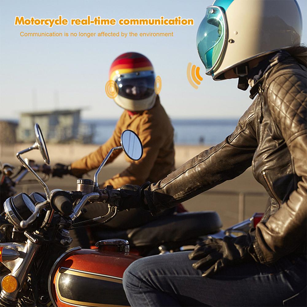 Motorcycle Helmet Headset Bluetooth 5.3 Waterproof Moto Headphone Wireless Stereo Earphone Speaker Handsfree Helmet Headsets