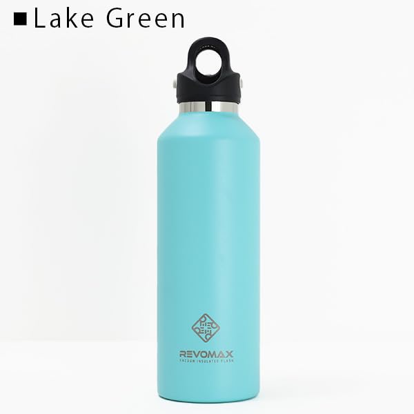 REVOMAX 32oz Vacuum Insulated Flask Version 2 Water Vacuum Perfect for and V3 Bottle, 950ml, Insulated, Sports, Outdoors, Training, (Lake Green)