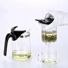 1pc Heat-resistant Glass Teapot Modern Style Tea Pot With Tea Infuser Business Office Tea Maker Household Tea Pot For Home Office Restaurant Hotel Tea