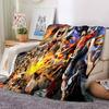 1pc One Piece Adventure flannel Blanket for Super Soft Cute Comfort Blanket for Travel Bedding Couch Sofa Blanket Y8253