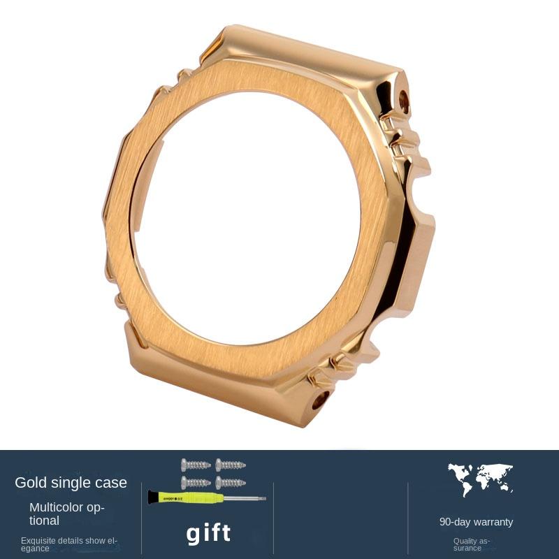 Аксессуары для часов Casio G-SHOCK GA-2100 Ремешок из нержавеющей стали металлический Корпус Безель GA2100 GA2110 GA-B2100 Модифицированный мужской Ремешок для часов